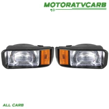 ALL-CARB Halogen Headlights Headlamps For Club Car DS Turf Carryall 1993-2023