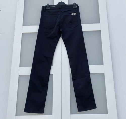UltraRare & Great Dior Homme AW09 Ankle Zip Slim Fit Black Jeans 17.5 - Imagen 20 de 21