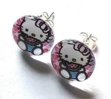 Kawaii Hello Kitty stud earrings
