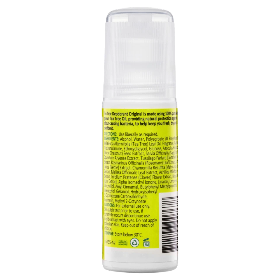 Thursday Plantation Tea Tree Deodorant Original 60mL Aluminium Free Protection - image 2 of 4