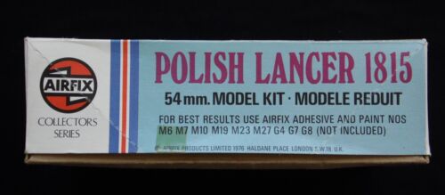 VINTAGE AIRFIX 54MM POLISH LANCER 1815 Model kit. - Picture 3 of 7