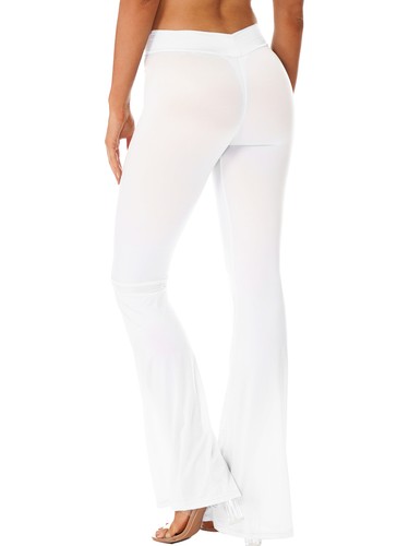 Halbtreine Damen-Yoga-Hose mit ausgestellter Glockenunterseite Hose für Training Club Dance - Bild 5 von 43