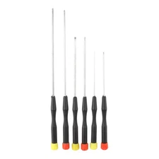 6 pc. Extra Long Screwdriver Set- Slotted Phillips Tool