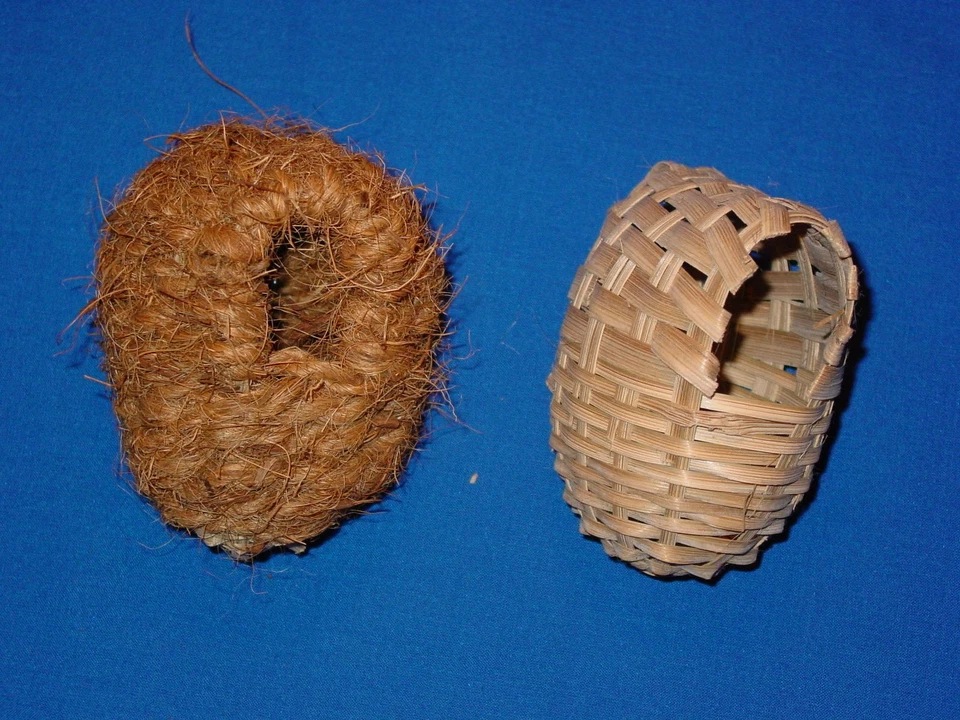 NOBBY Nistkorb Bambus / Kokos für Exoten Nistkasten Schlafkorb Schlafhaus