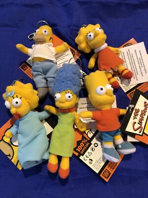 Simpsons Schlüsselanhänger 5 Stück