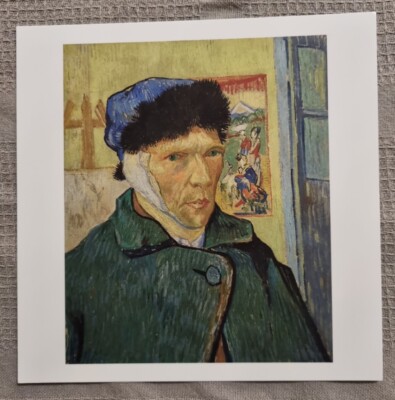 LOUIS VUITTON FONDATION KARTE 15CM x 15CM VINCENT VAN GOGH AUTOPORTRAIT