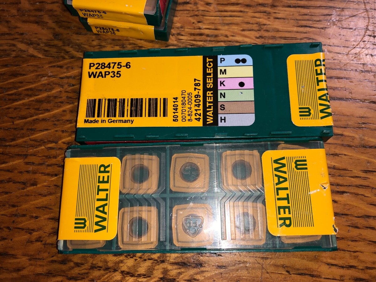 WALTER SELECT CARBIDE INSERTS QUANTITY 10 P28475-6 WAP35 | eBay WALTER SELECT CARBIDE INSERTS QUANTITY 10 P28475-6 WAP35 | eBay