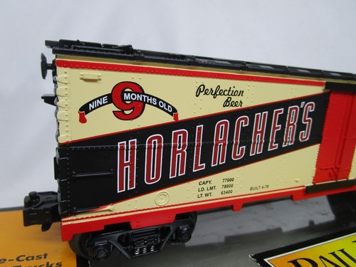 MTH O Gauge Horlacher's Brewing Co. Allentown PA Modern Reefer Car NOS 30-7871 - Picture 3 of 8