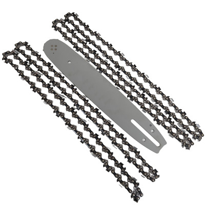 4 x Sägekette + 20cm Schwert kompatibel mit Bosch AKE30B AKE 30 B Sägeketten