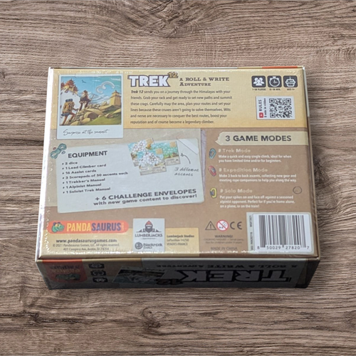 Trek 12 Himalaya Board Game Pandasaurus A Roll and Write Adventure - Picture 2 of 5