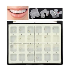 Dental Orthodontic Brackets Ceramic Braces Metal Roth 022 3 Hooks 3M Clarity