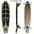 Easy People Longboard Fishtail FT-1 Series Natural Complete + Grip Tape