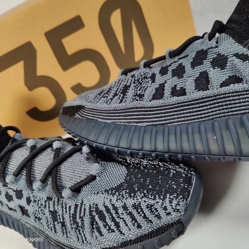 Adidas US 12 Men's Black Grey Slate Onyx Boost - Yeezy 350 V2 CMPCT - IG9606 New - Picture 15 of 24