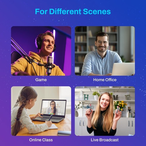4K Streaming Webcam with Microphone EMEET S600 Ultra HD 60FPS AutoFocus Camera - Picture 10 of 12