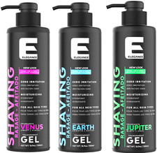 Elegance Shaving Gel Zero Irritation Moisturizing Venus, Earth, Jupiter