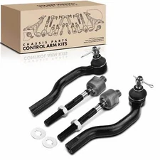 4Pcs Inner & Outer Tie Rod Ends w/ Ball joints for Honda Civic 2006-2011 L4 1.8L