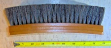 Pro LARGE Shine Brush for Shoe Boot 8" Black Dark 100% HorseHair Bristles RALYN