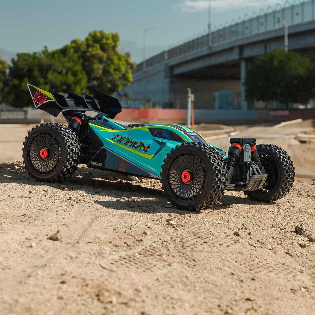 Arrma 1/8 TYPHON 223S BLX Brushless 4X4 Buggy RTR with DSC, Green