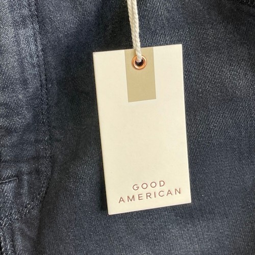 GOOD AMERICAN Good Legs Flare Trouser Jeans Women's Size 14 Indigo - Foto 2 di 5