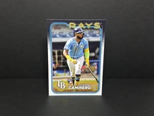 2024 Topps #CTC-6 Junior Caminero, Rays (RC) - Costco Companion Card, SP
