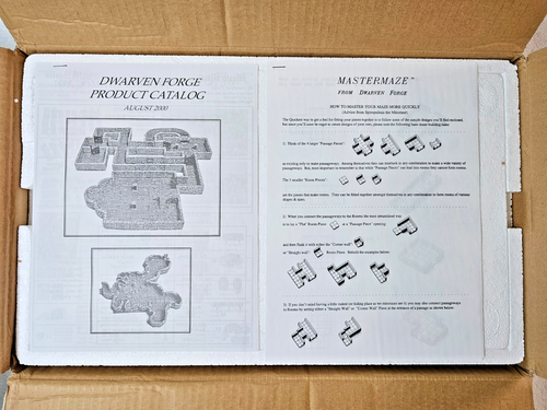 Dwarven Forge Master Maze MM-009 Deluxe Room Set NIB Resin Torches OOP VTG - NEW - Picture 4 of 12