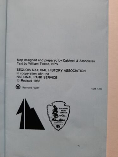 Lodgepole Wolverton Sequoia National Park Map Leaflet California - 1992 - Picture 5 of 5