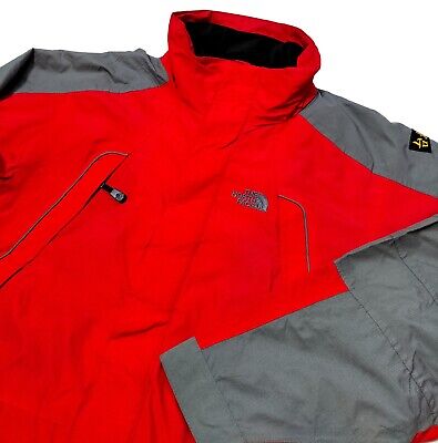 The North Face Jacket Gore-Tex Men's Red & Gray Chinese Size The North Face Jacket Gore-Tex Men's Red & Gray Chinese Size