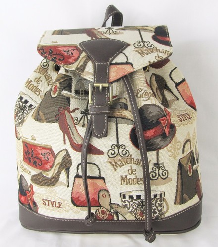 Boutique Design Tapestry Backpack or 
