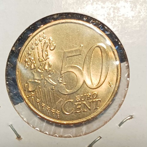 2001 France 50 Euro Cent Nordic Gold Coin BU - Picture 2 of 2