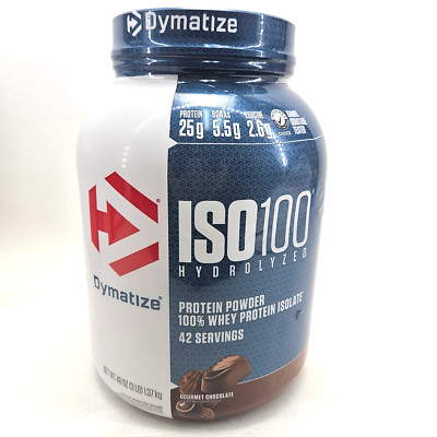 Dymatize 3lb ISO 100% Whey Isolate APR27 Hydrolyzed Protein Powder Chocolate