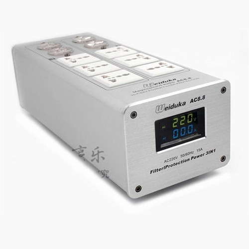 Fuente de filtro de alimentación de audio Hifi 3000W 15A purificador actualización adaptador universal para el hogar - Imagen 9 de 12