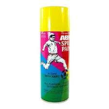 Abro Spray Paints For Multipurpose Use 8oz - Tractor Yellow - Made In USA