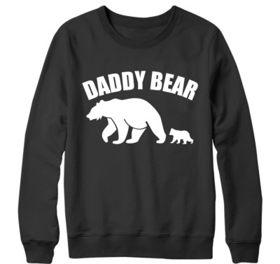 Papa Bär Sweatshirt Vatertag Kinder Liebe Geburtstag Slogan Party Geschenk