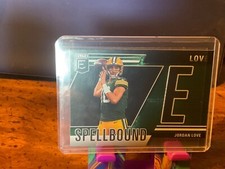 2024 Donruss Elite Jordan Love Spellbound "E" Green Parallel #30 Packers