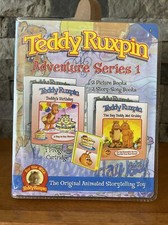 TEEDY RUXPIN STORYTELLING BOOKS- TREASURE  ADVENTURE SERIES 1, SEALED