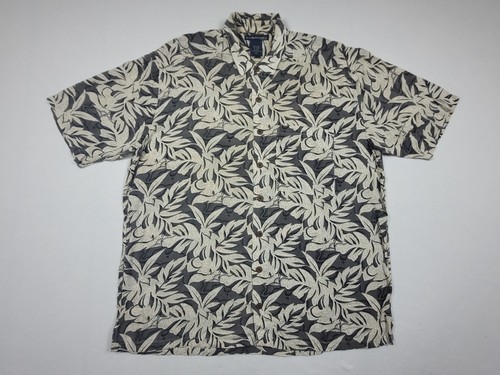 Exofficio Camicia Hawaiana Uomo L Marrone Estate Vacanze Viaggio Pescatore Preppy