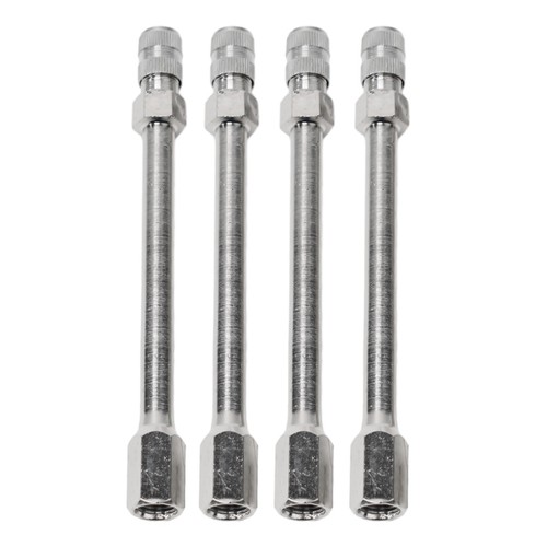 4pcs 100mm Tyre Wheel Valve Extension Extender Cap Metal Stem for Auto Car Truck - Picture 14 of 16