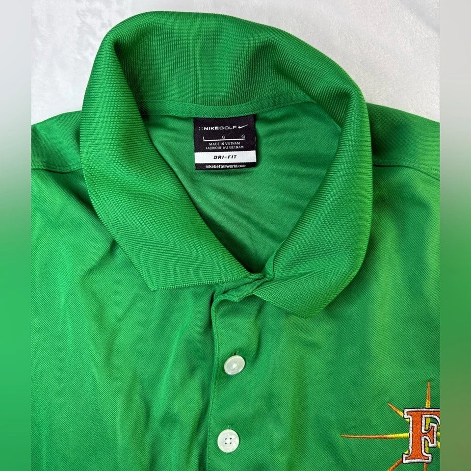 Camisa polo de golf Nike verde Frederick Keys para hombre L calibre menor O's MLB béisbol Foto 2 de 3