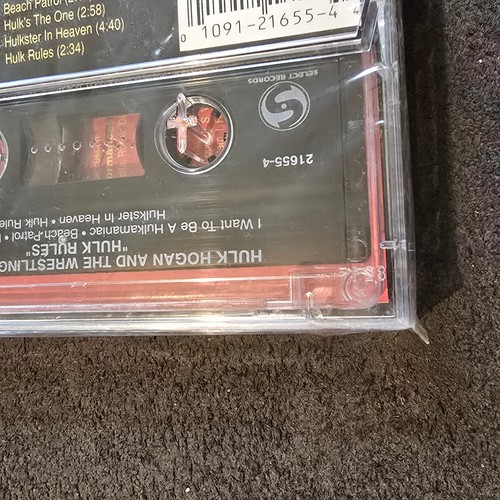 Hulk Hogan And The Wrestling Boot Band Hulk Rules Cassette Tape Sealed New - Picture 10 of 13