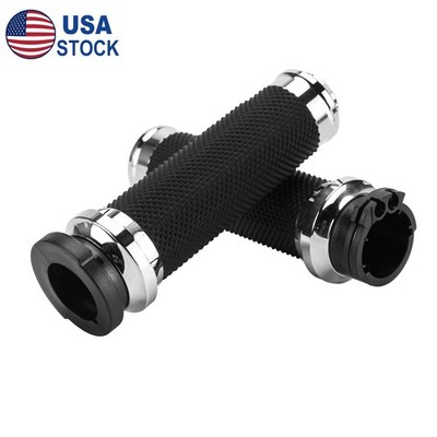 Cable Throttle Hand Grips For Harley VRSC 2002-2017 Sportster XL 883/1200 1996+