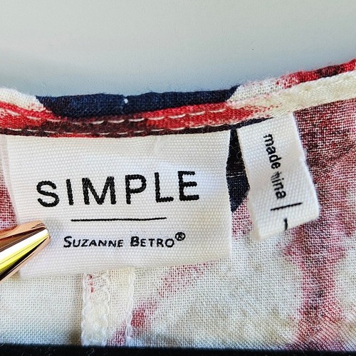 Simple Suzanne Betro Size Large Dolman Top Art To Wear Dot Bat Wing Lagenlook - Imagen 4 de 9