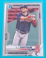 2021 Bowman    #BCP-113 C.J. Chatham Boston Red Sox Baseball Card A2
