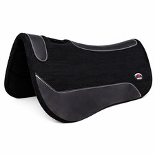 Horse Western Wool Felt Contoured Close Contact Barrel Saddle Pad Purple 39121