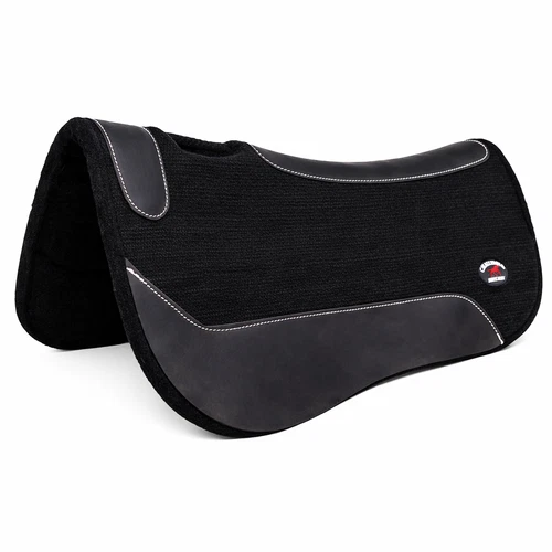 Horse Western Wool Felt Contoured Close Contact Barrel Saddle Pad Purple 39121