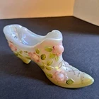 Bill Fenton 95th Victorian Pink Cabbage Rose White Iridescent Slipper A Russell