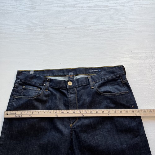 Citizens of Humanity SID Regular Straight Jeans Mens 40x34 Dark Rinse - Picture 11 of 20