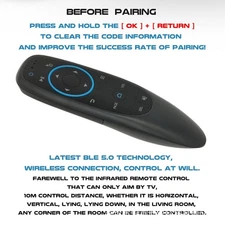 Voice Remote Control IR Learning Bluetooth Air Remote Control for TV Box