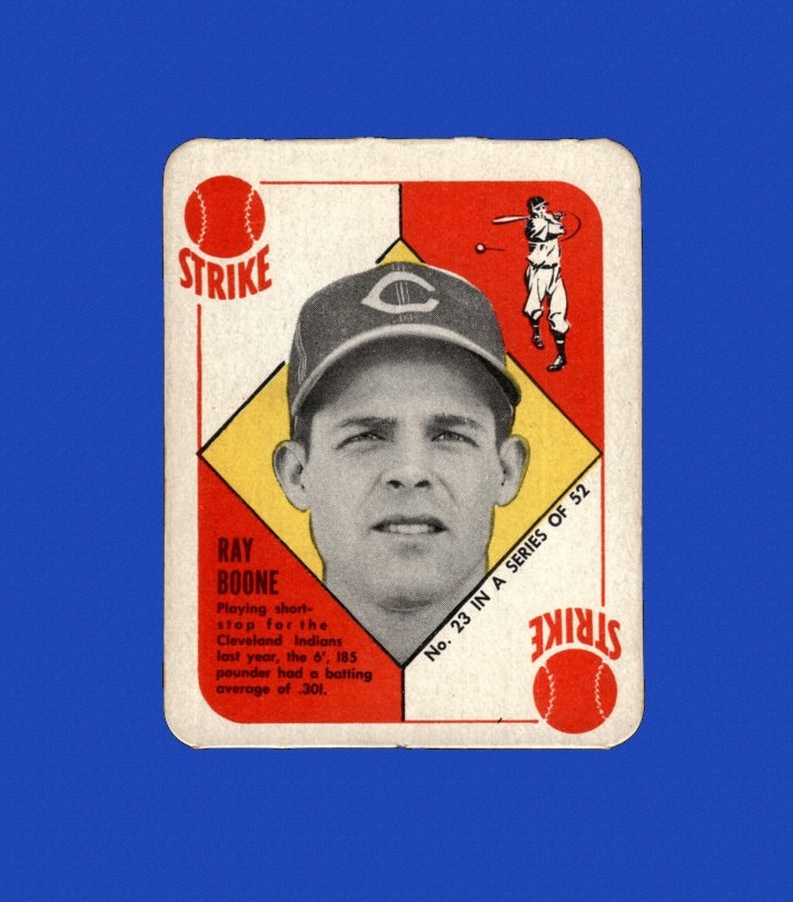 1951 Topps Red Backs Set-Break # 23 Ray Boone VG-VGEX *GMCARDS*