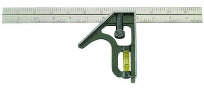 Johnson Level  420EM Professional Inch/Metric Combination Square, 16''