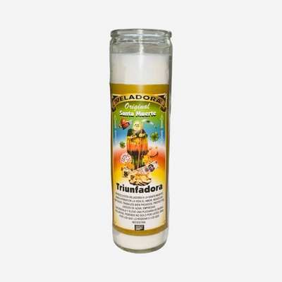 Santa Muerte Triunfadora Veladora Para Exito en Los Negocios Atrayente de Amor